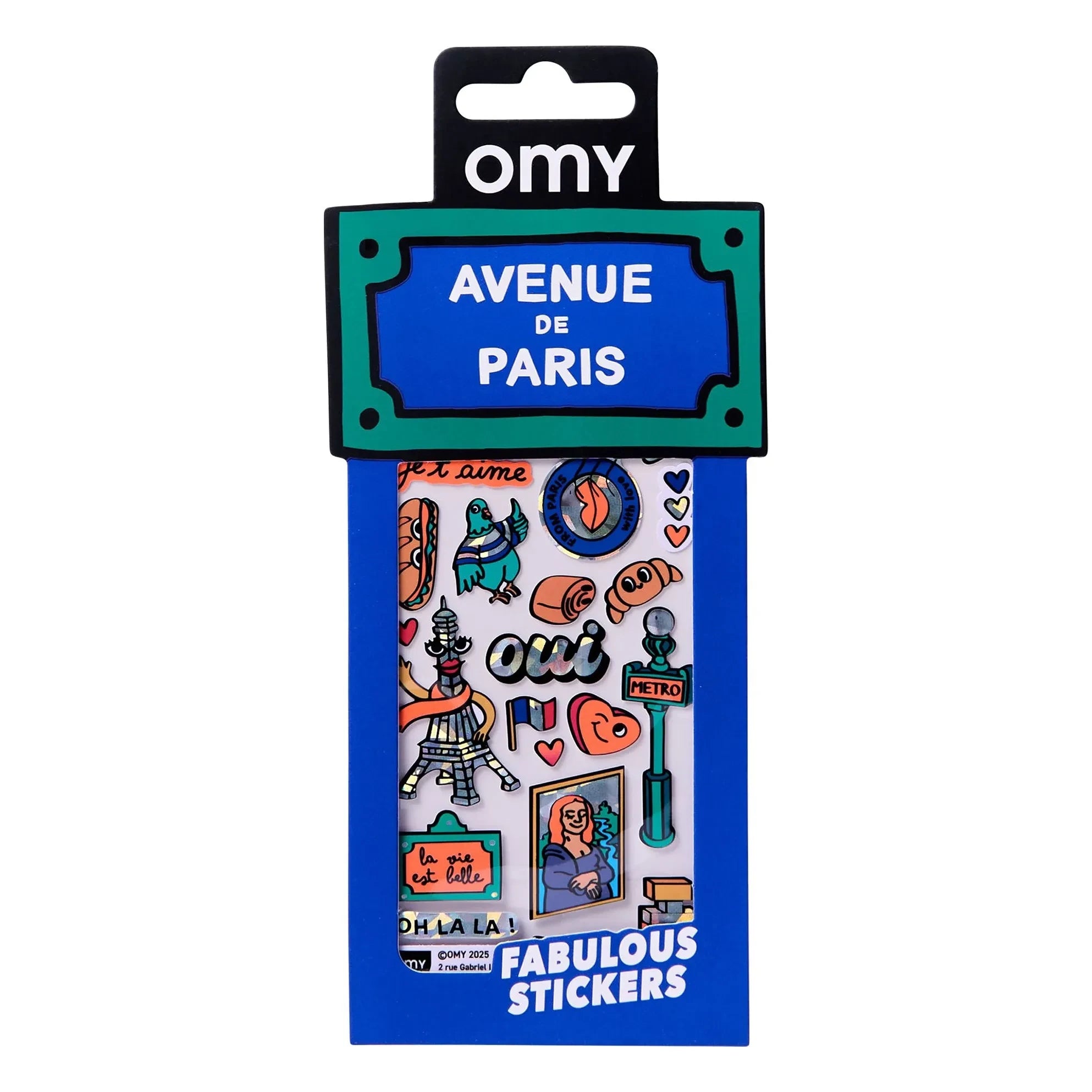 Omy - Pegatinas Icónicas de París
