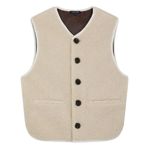 Soeur - Chaqueta Sherpa con Cremallera | Crudo