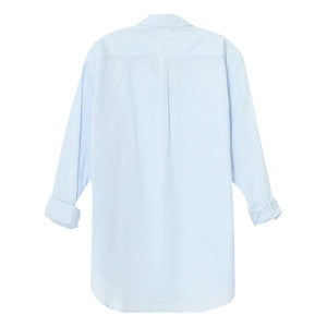 Xirena - Camisa Beau de popelín de algodón | Azul claro
