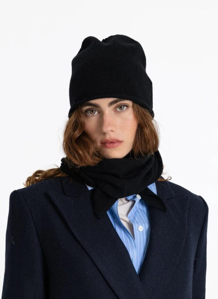 Smallable Woman - Bufanda de Merino Juline | Negra