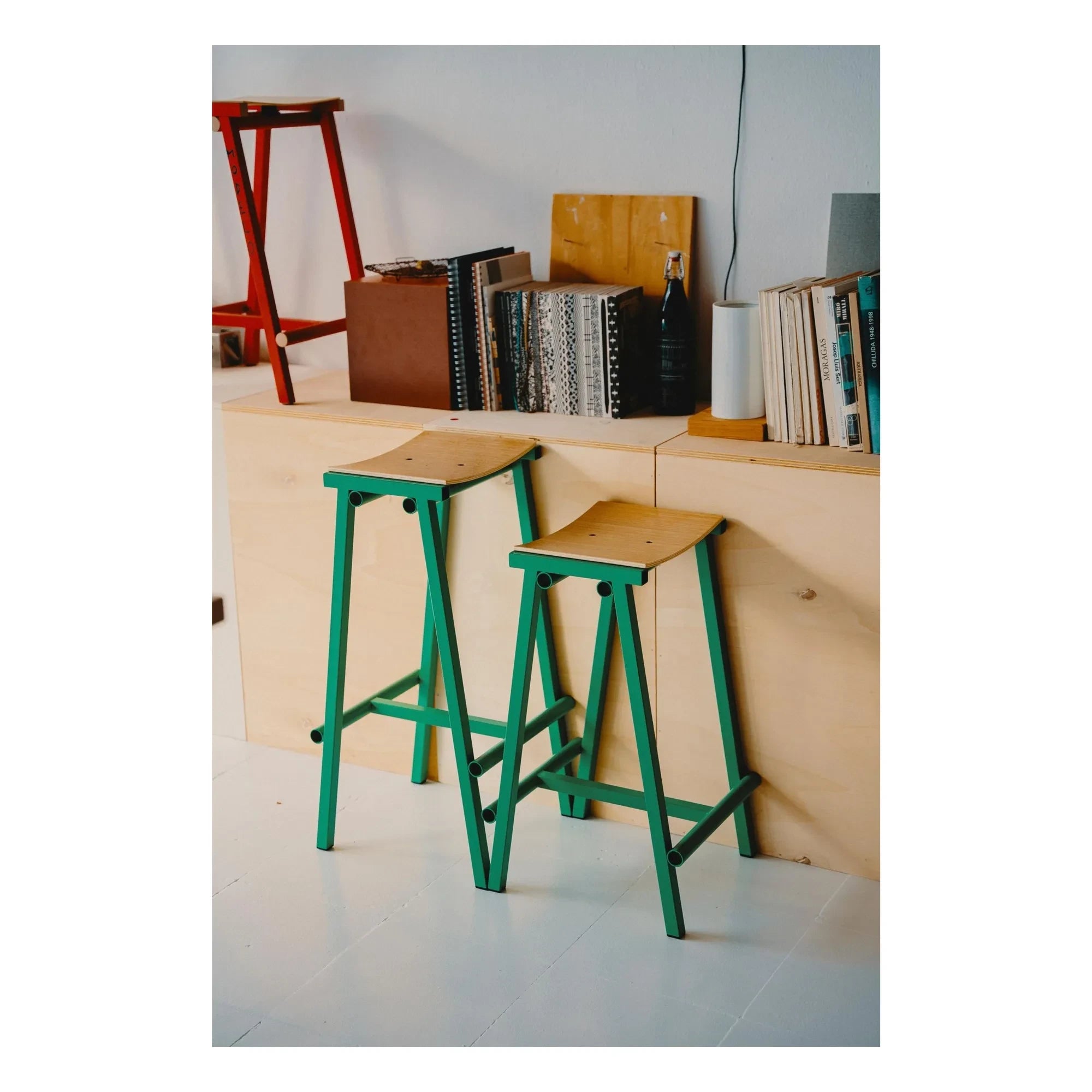 Hay - Taburete Alto 65 cm 8 | Verde