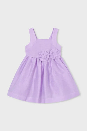 Vestido de lino Mayoral para niña