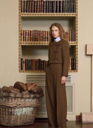 Maria de la Orden - Chaqueta de Tweed Joséphine | Beige marrón