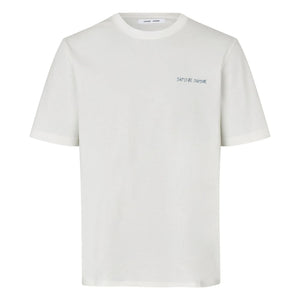Samsoe Samsoe - Camiseta de algodón Safeast 15489 | Crudo