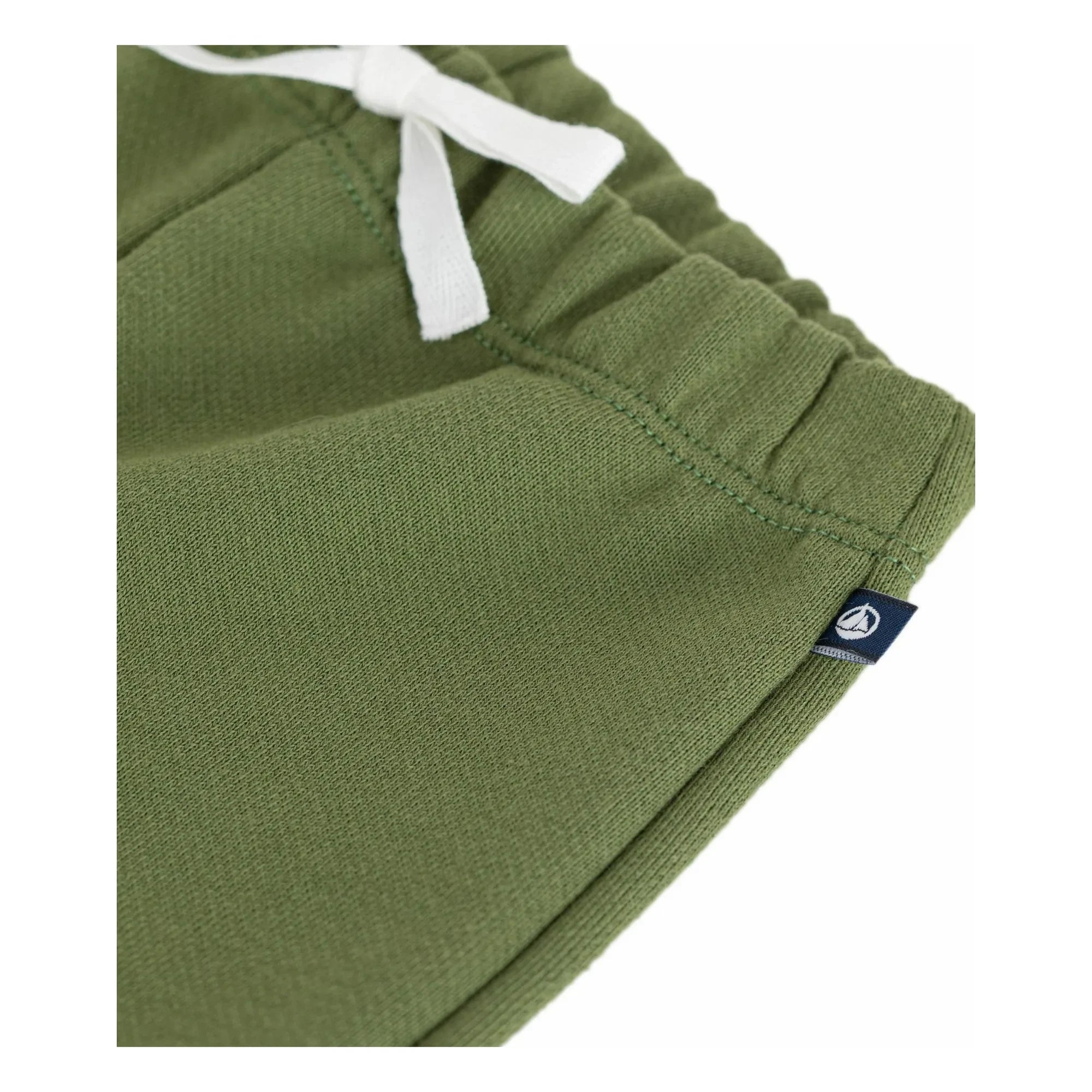 Petit Bateau - Jogger liso con bajo elástico | Verde oliva
