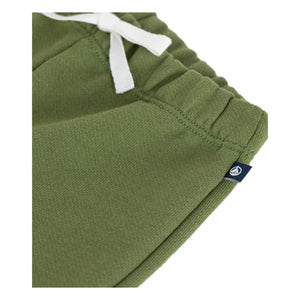 Petit Bateau - Jogger liso con bajo elástico | Verde oliva