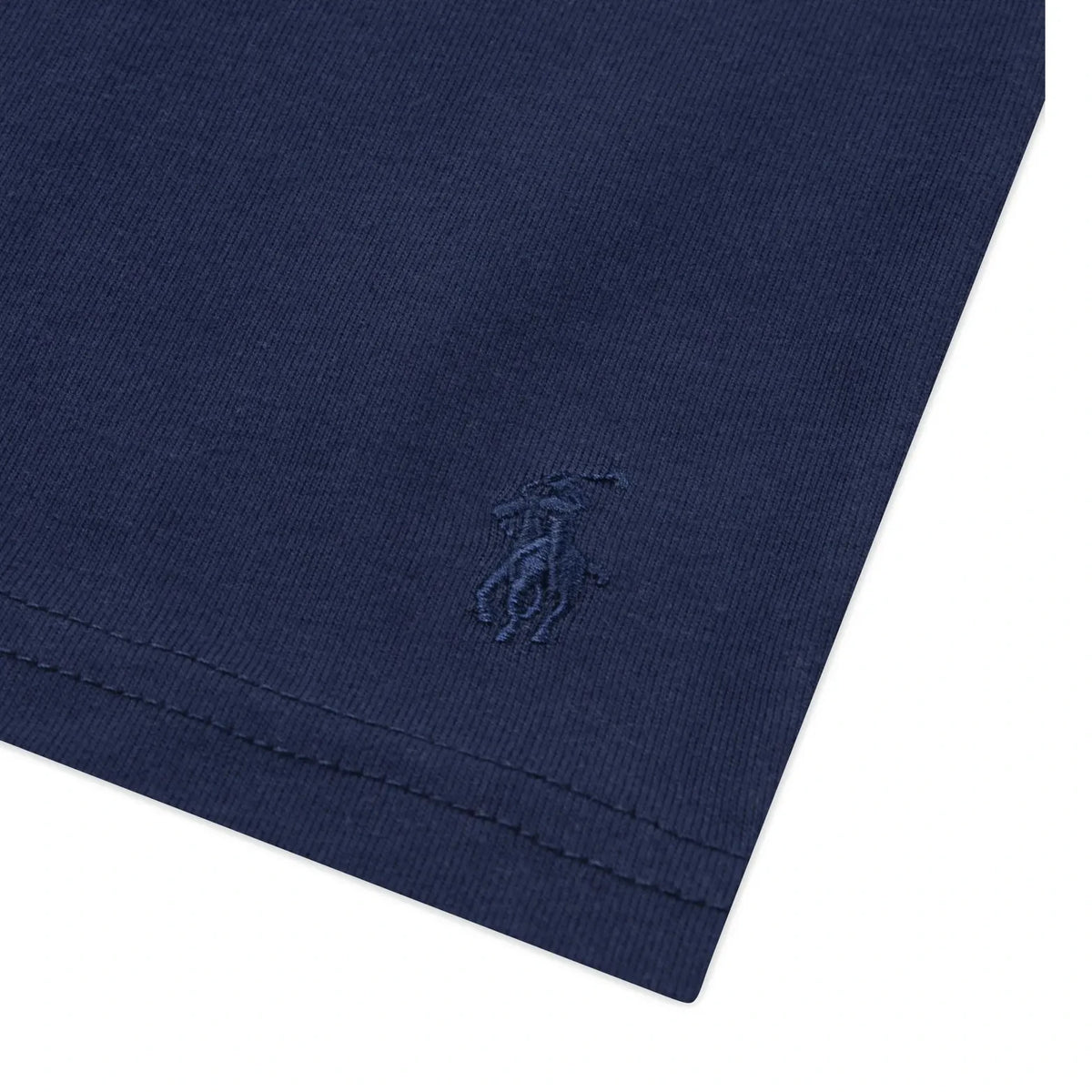 Ralph Lauren - Conjunto de pijama de camiseta y pantalón corto con logo | Azul marino
