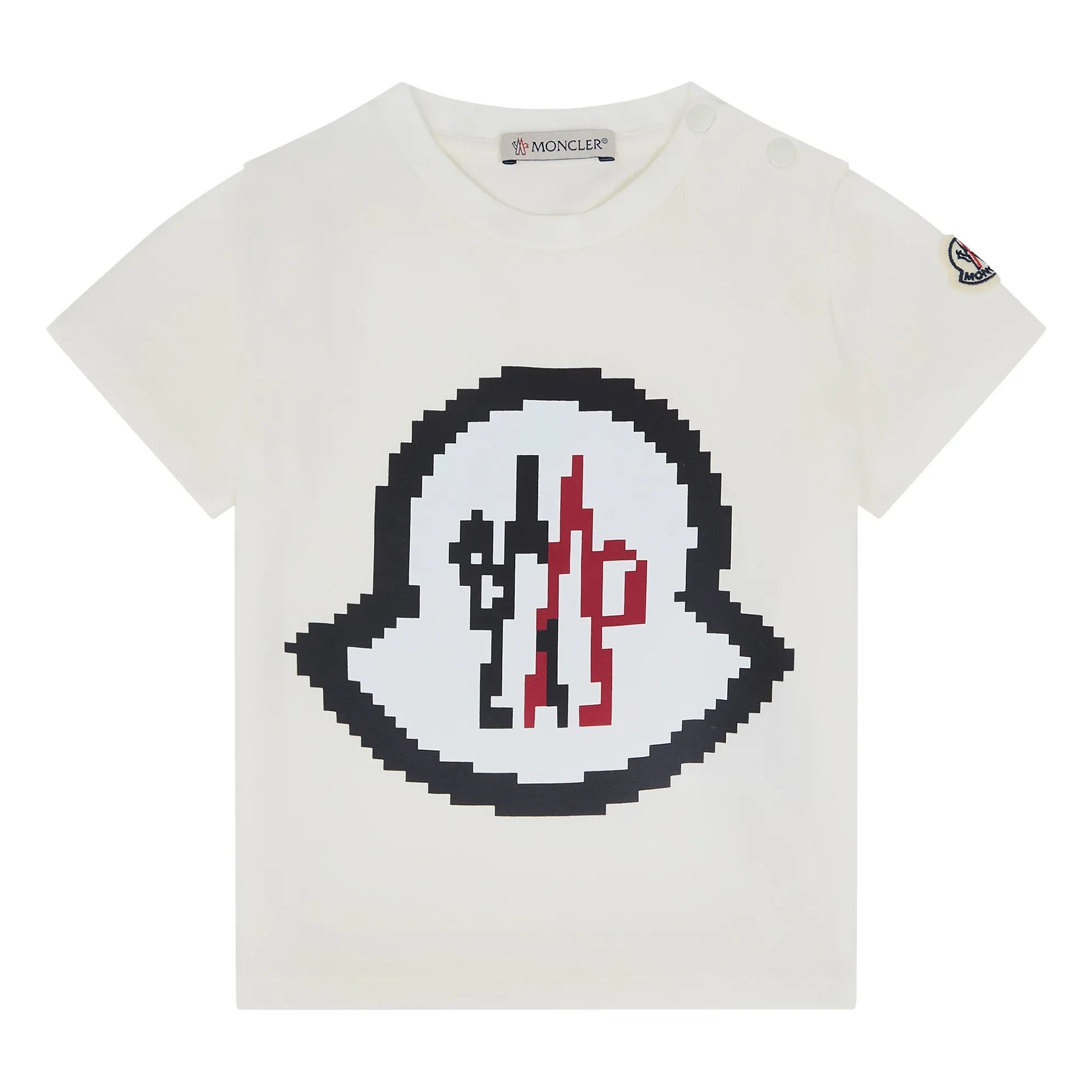 Moncler - Camiseta con logo de monograma | Blanco