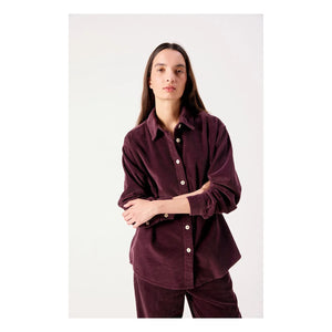 American Vintage - Camisa de algodón Padow | Berenjena