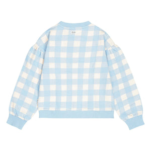 Tumble N'Dry - Sudadera oversize Breese Vichy Algodón orgánico | Azul claro