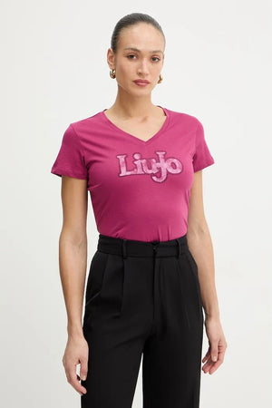 Camiseta de algodón Liu Jo