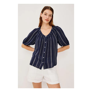 Rails - Blusa de rayas Rix | Azul marino