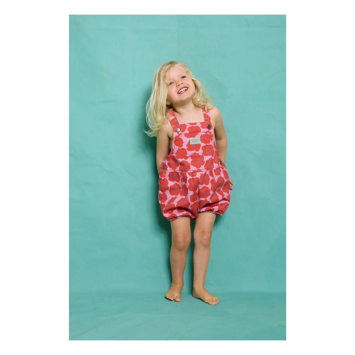 Favorite People - Napoli Mono Floreado con Short | Rojo