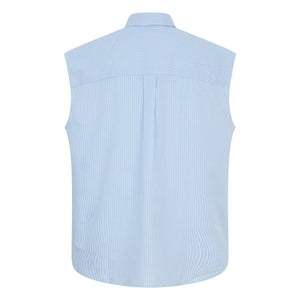 Smallable Woman - Laura Camisa sin mangas a rayas | Azul claro