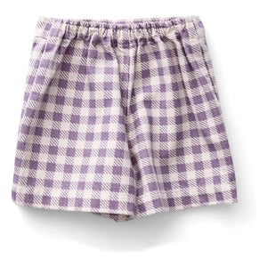 Soor Ploom - Minifalda a cuadros color oliva | Lila