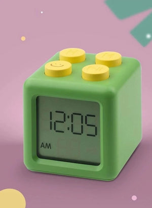 Mary's - Reloj despertador de bloques | Amarillo