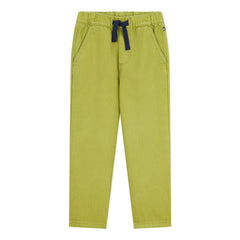 Petit Bateau - Pantalones sarga corte recto | Caqui