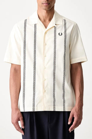 Camisa de algodón Fred Perry para hombre