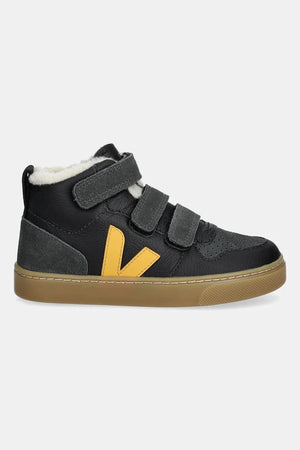 Zapatillas deportivas de piel para niños Veja Small V-10 Mid Winter