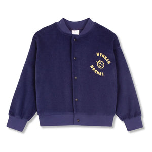 Wynken - Chaqueta bomber de algodón orgánico | Azul marino