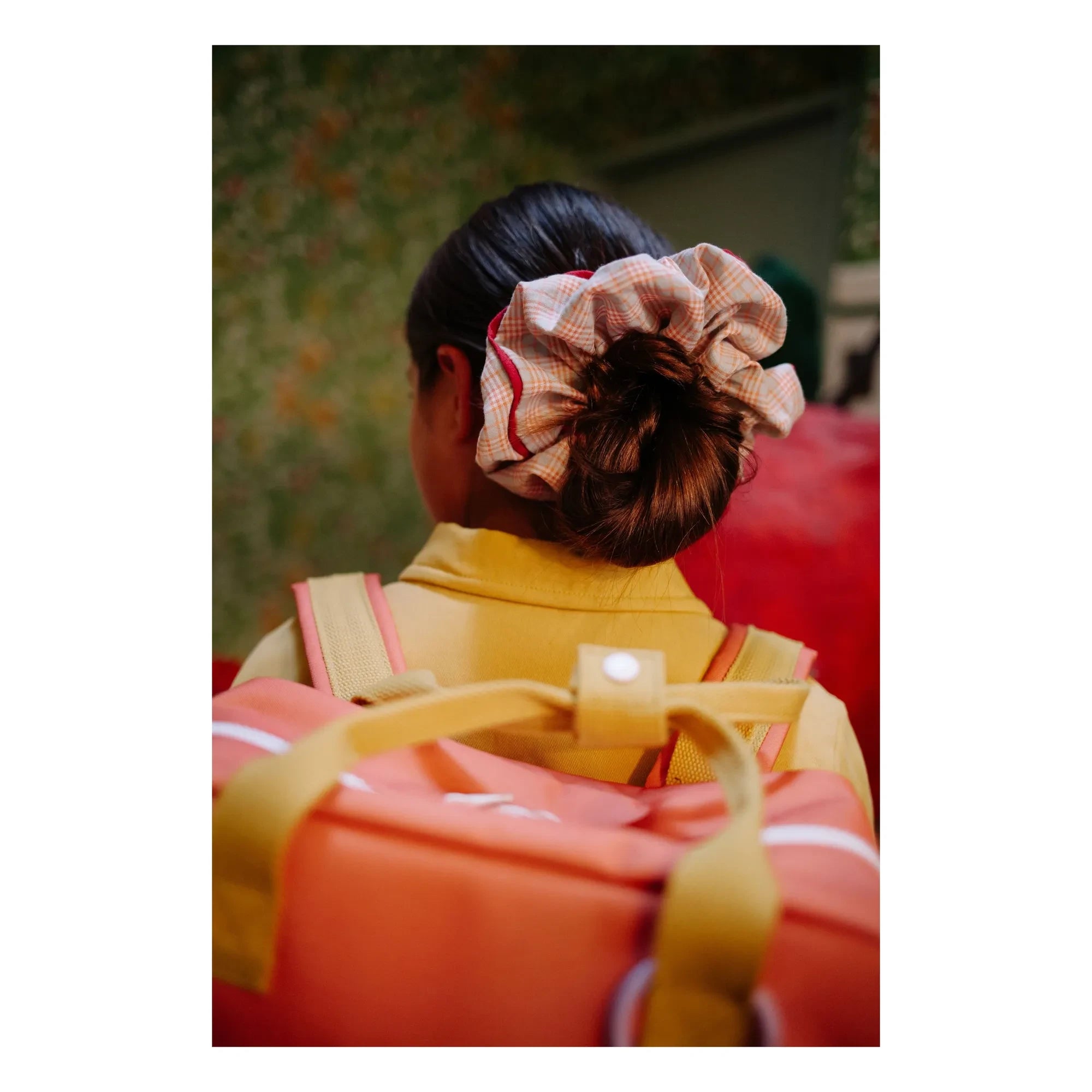 Sticky Lemon - Chouchou a cuadros | Burdeos