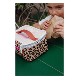 Hello Hossy - Mini Leopar Isı Yalıtımlı Yemek Kutusu | Kahverengi