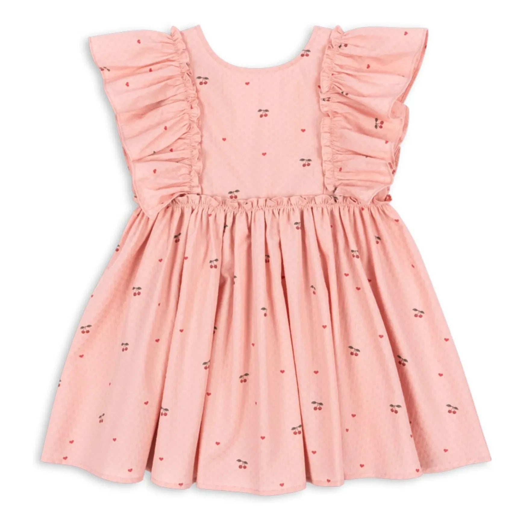 Konges Sløjd - Vestido Evia Cerises con lazo | Rosa