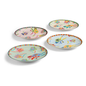 Lisa Corti - Platos de postre de porcelana japonesa - Juego de 4