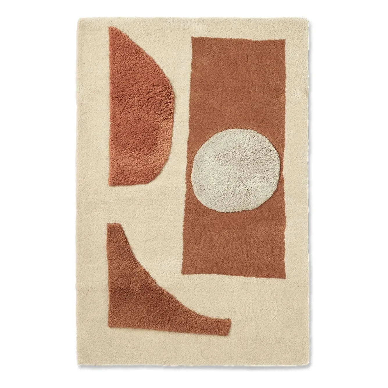 Ferm Living Kids - Alfombra Bloco | Terracota