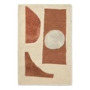 Ferm Living Kids - Alfombra Bloco | Terracota