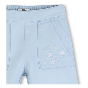 Chloé - Vaqueros bordados | Azul