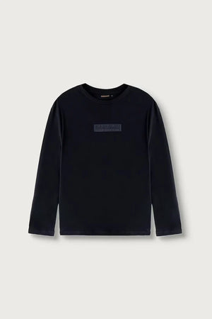 Camiseta de manga larga de algodón para niños S-NEW BOX LOGO LS