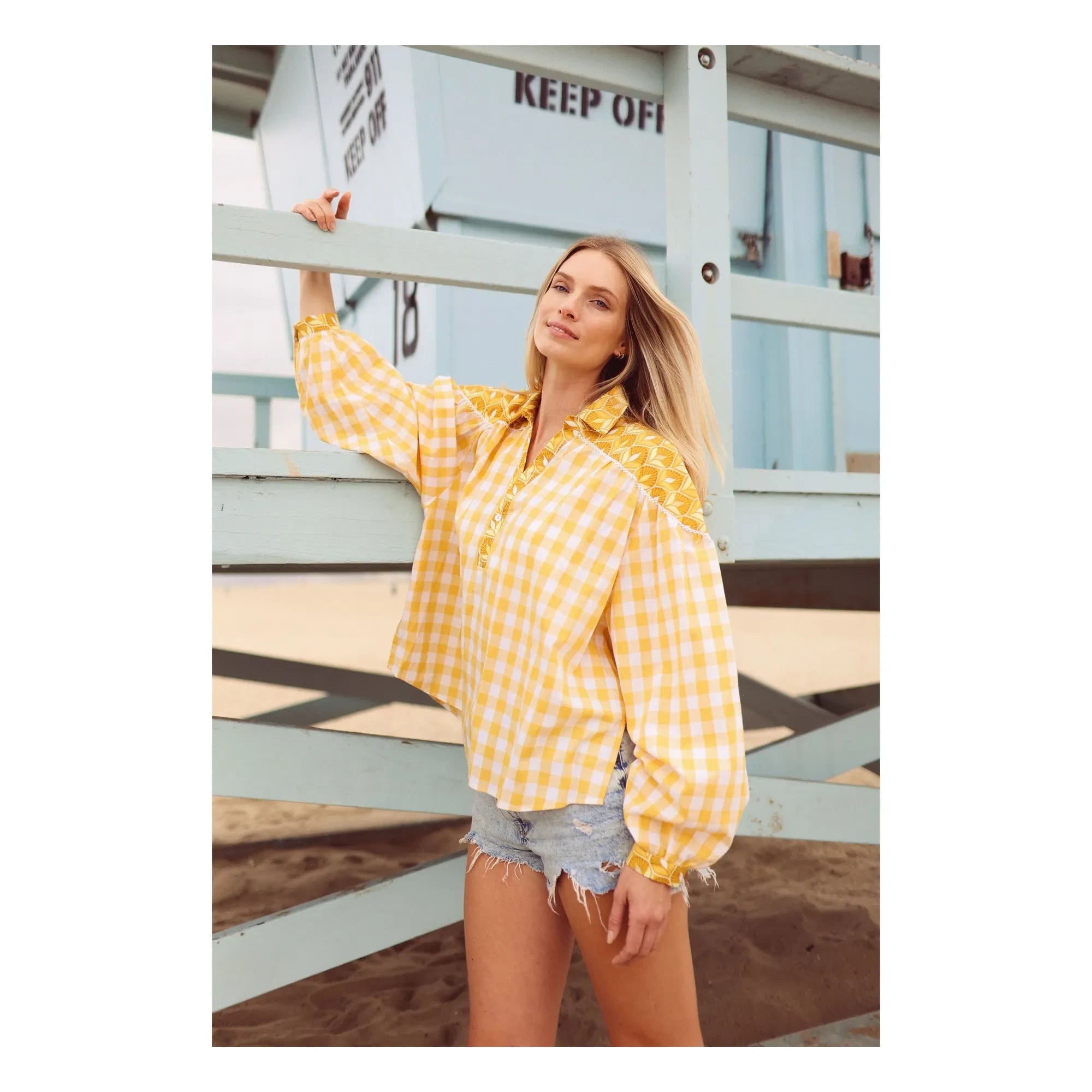 Paolina - Blusa Emilie atemporal | Amarilla
