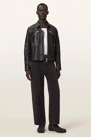 Chaqueta de cuero para hombre AllSaints VERDI