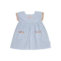 Vestido bordado Lilinoa - Marie Lin | Azul claro