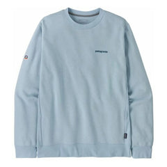 Patagonia - Sudadera con cuello redondo Fitz Roy Icon Uprisal con fibras recicladas | Azul claro