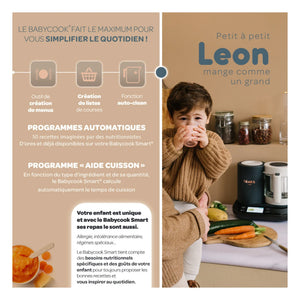 Béaba - Robot de cocina Babycook Smart | Gris carbón