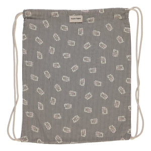 Poudre Organic - Mochila con flores rosas | Gris