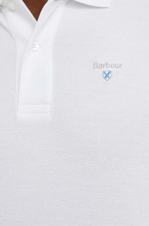 Camiseta de algodón para hombre con cuello Barbour ESSENTIALS