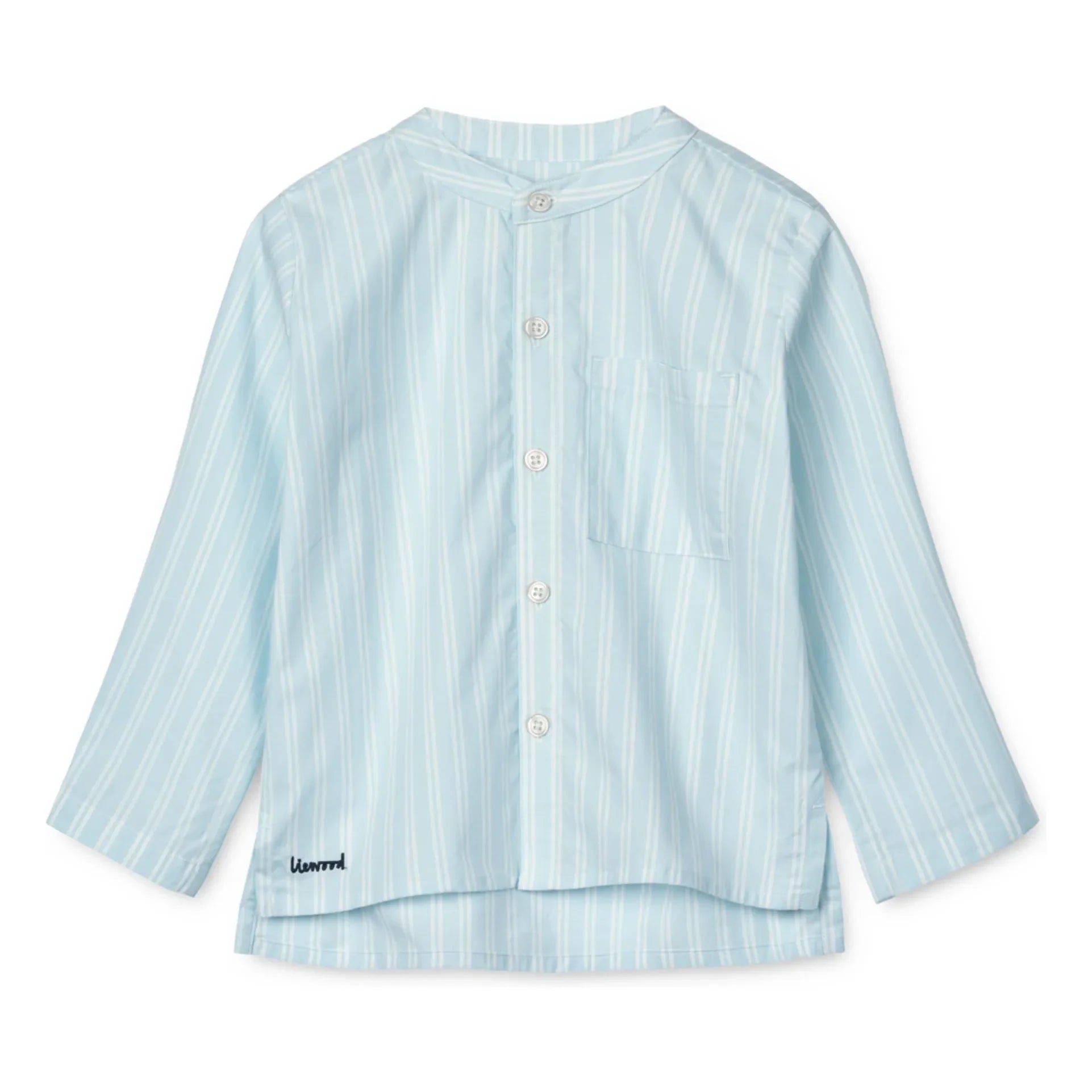 Liewood - Kurta Ashton Algodón orgánico | Azul claro