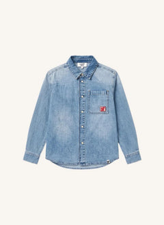 Hundred Pieces - Enzo Denim Camisa | Denim Claro