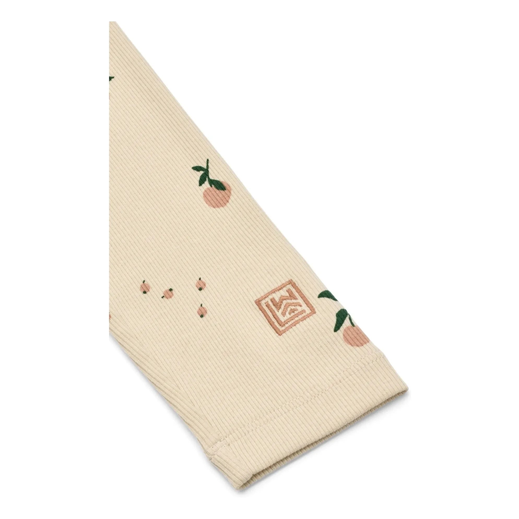 Liewood - Marien Mallas de canalé de algodón orgánico color melocotón | Beige