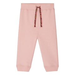 Bonpoint - Jogger de felpa de algodón orgánico Bambo | Rosa caramelo