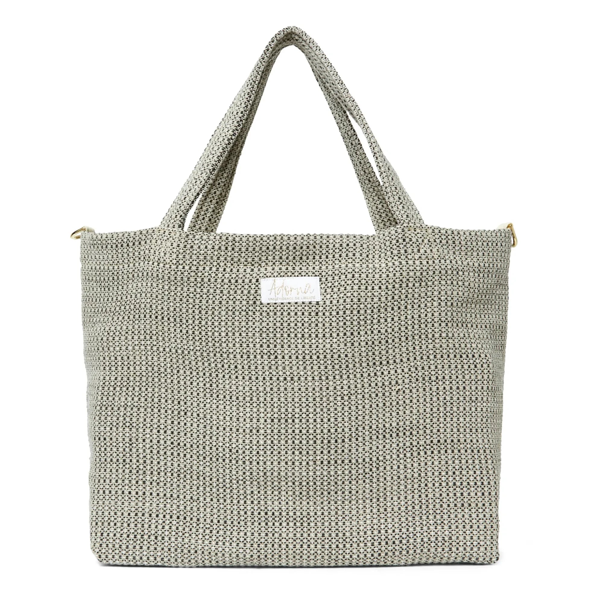 Adorna - Bolso de tela de lino | Gris oscuro