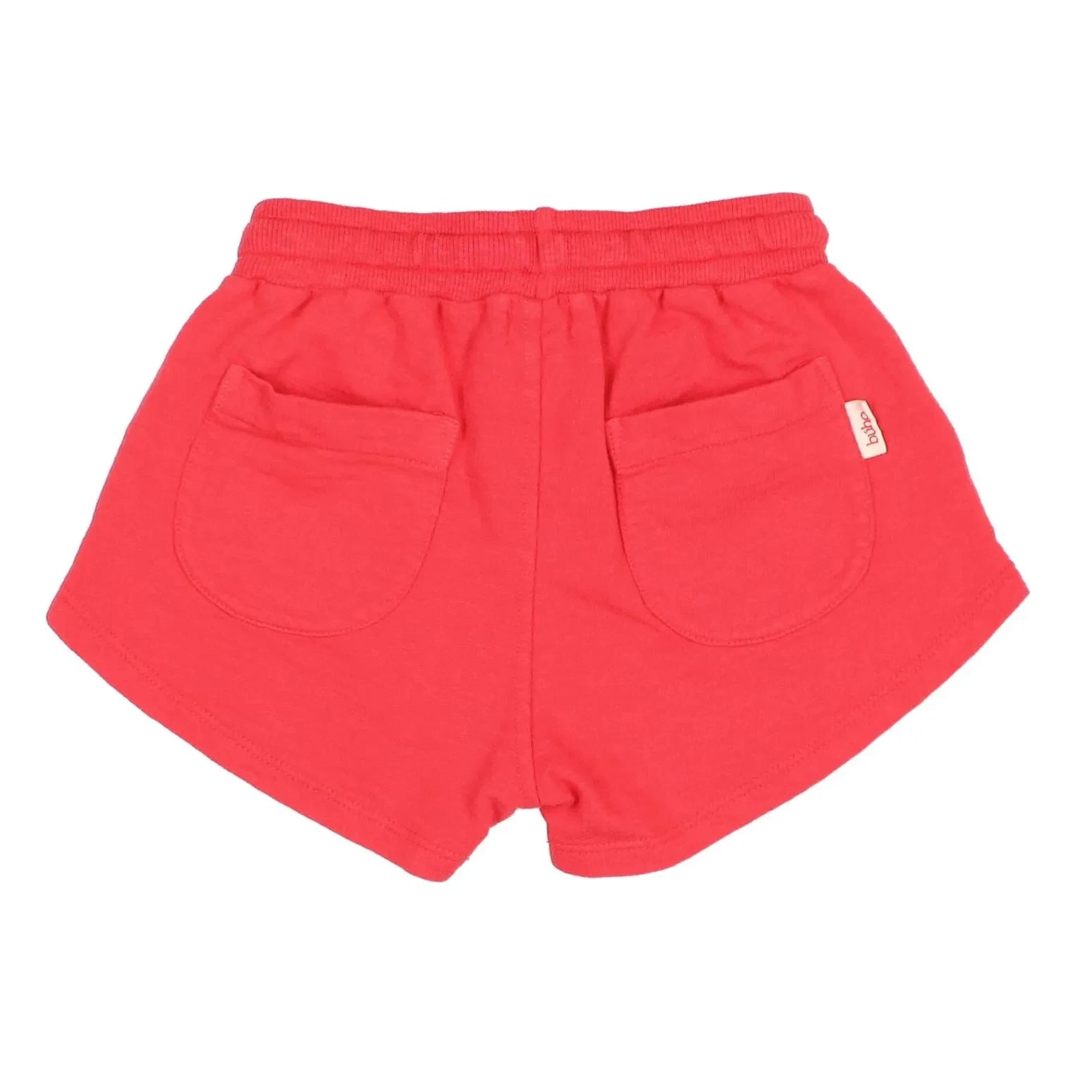 Búho - Pantalón corto polar de algodón orgánico | Rojo