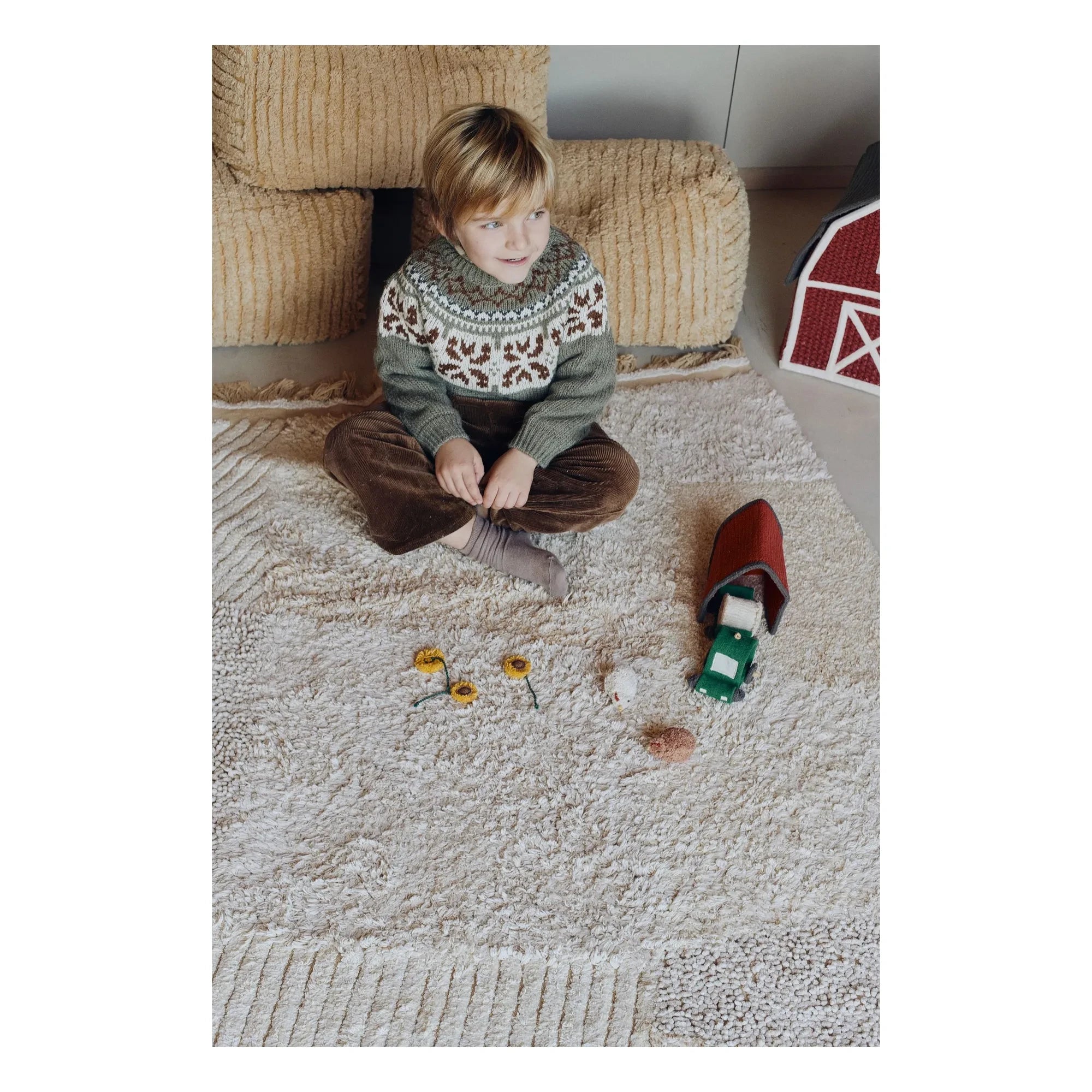 Lorena Canals - Alfombra Farm | Beige