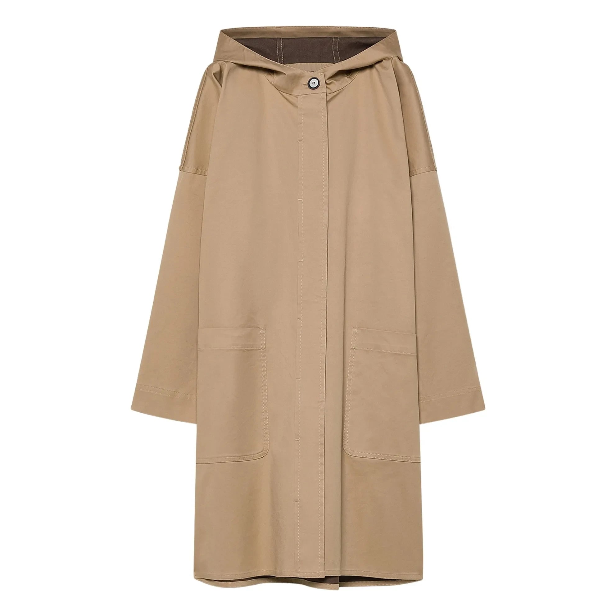 Pomandère - Chaqueta impermeable de lona de algodón | Sand