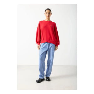 American Vintage - Sudadera de algodón Atubay | Rojo tomate