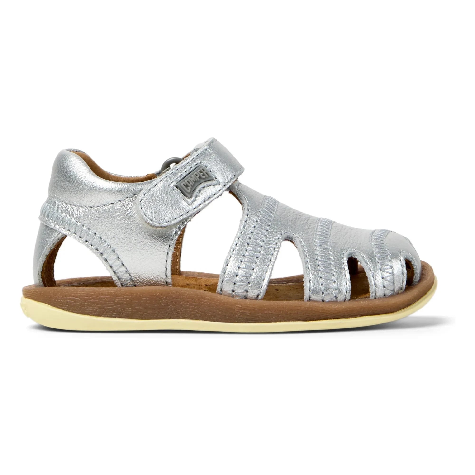 Camper - Sandalias infantiles Bicho | Plata