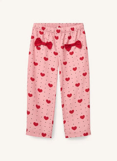 Copenhagen Colors - Pantalones con Corazón de Algodón Orgánico | Rosa